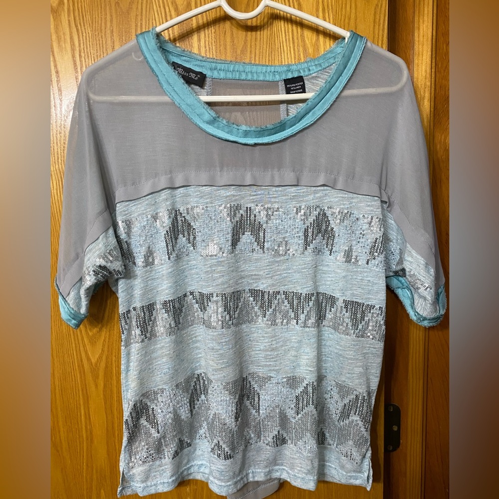 Miss Me shirt Western Style Size S